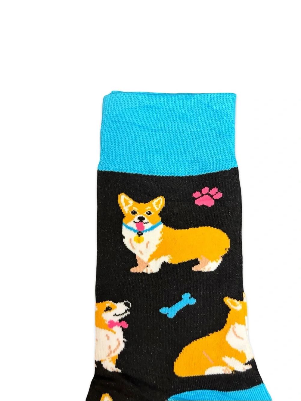 Corgi Novelty Crew Socks One Size Fits Most
